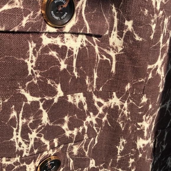 Michael Kors funky Sheath dress 👗 Linen/cotton blend (fully lined)-Size 4 - Picture 2 of 6